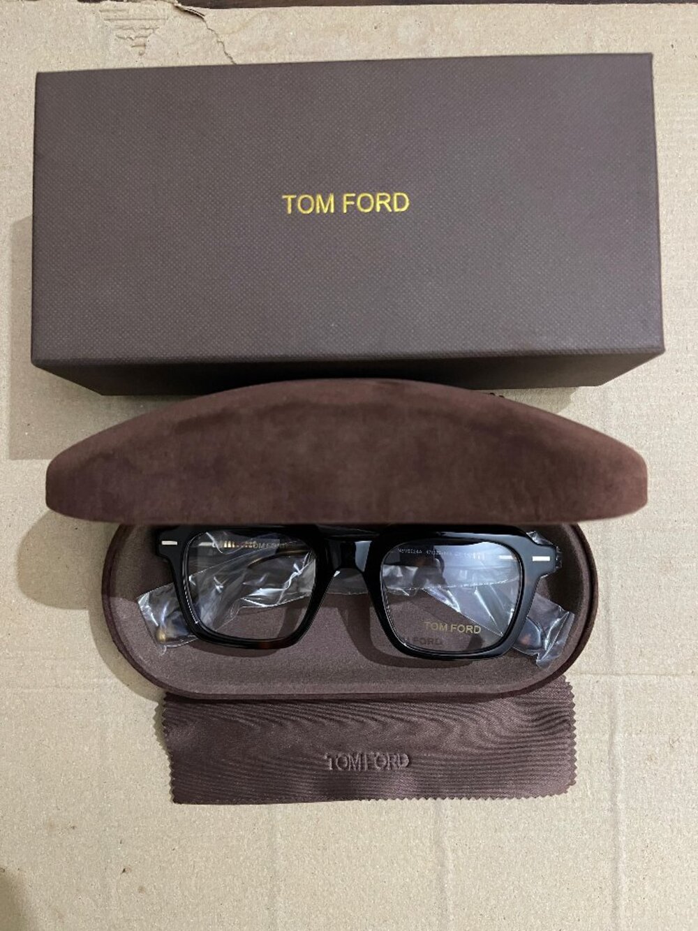 Tom Ford NSV5024A Frame Based Sabrina Square Sunglass / Eye Glasses